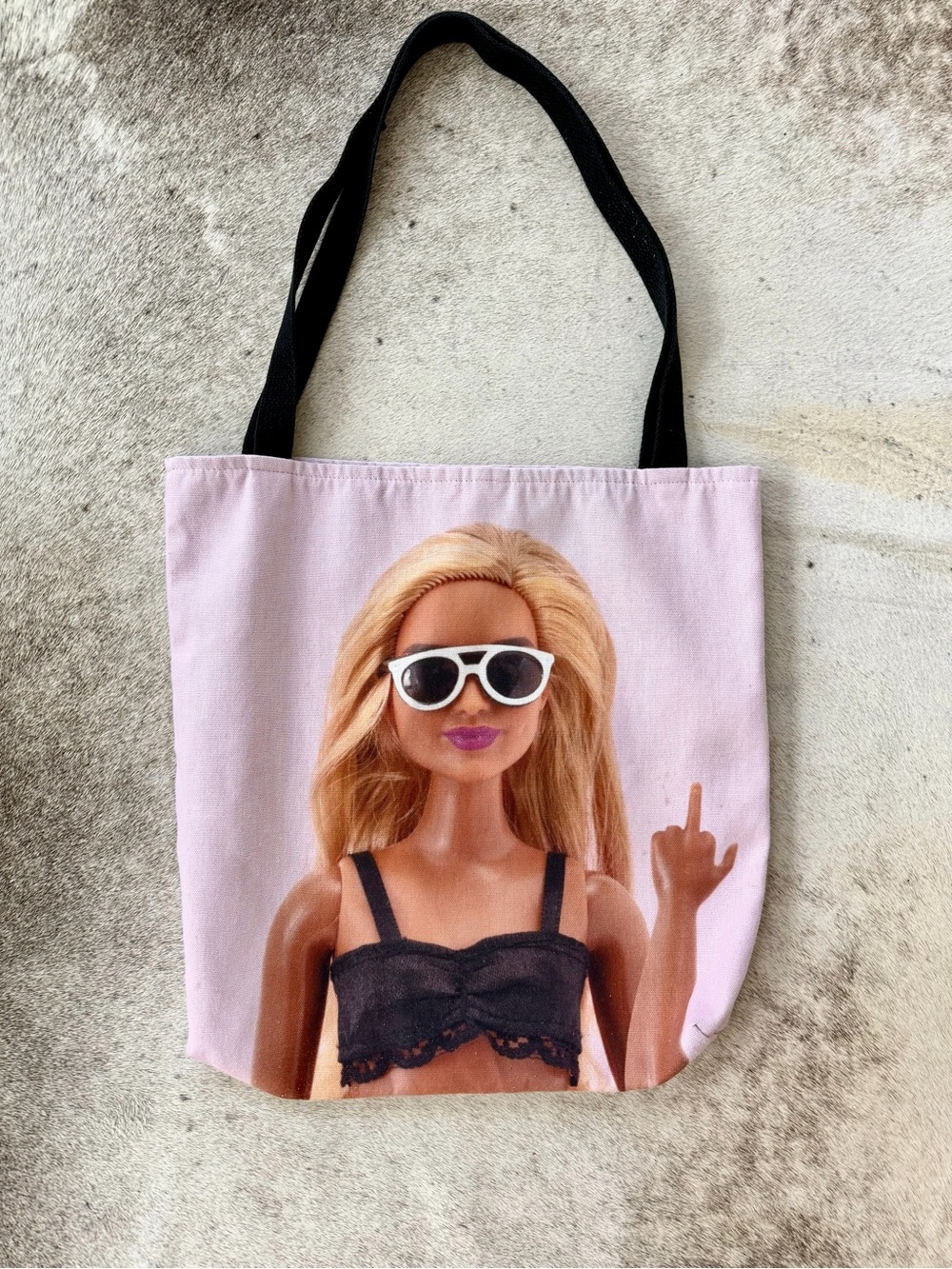 Sassy Barbie Medium Canvas Tote Bag